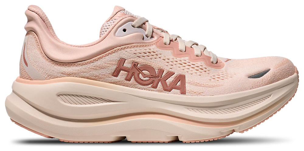HOKA Bondi 9 - Women's Rose Latte/Rose Cream product view