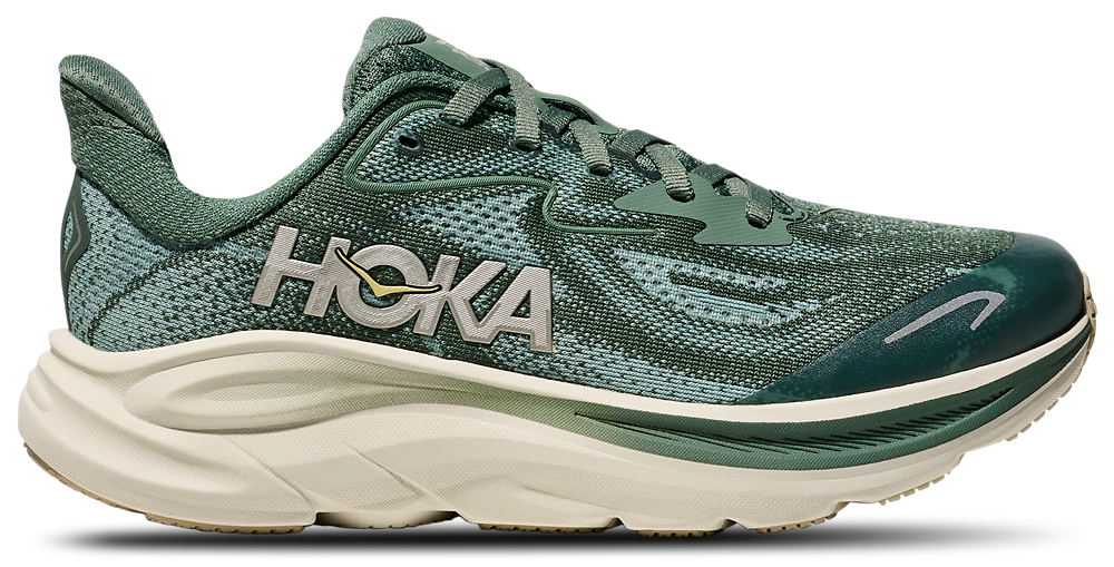 HOKA Clifton 10 - Boys' Grade School Truffle Sand/Fern product view