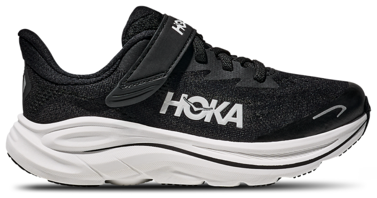 HOKA Clifton 10 - Boys' Preschool Black/White product view
