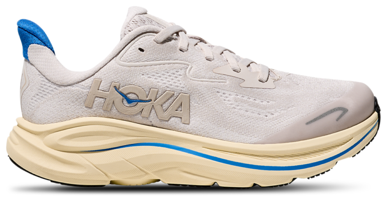 HOKA Clifton 10 - Girls' Grade School Blue/Tan product view