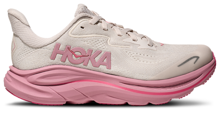 HOKA Clifton 10 - Girls' Grade School Rose Cream/Dried Rose product view
