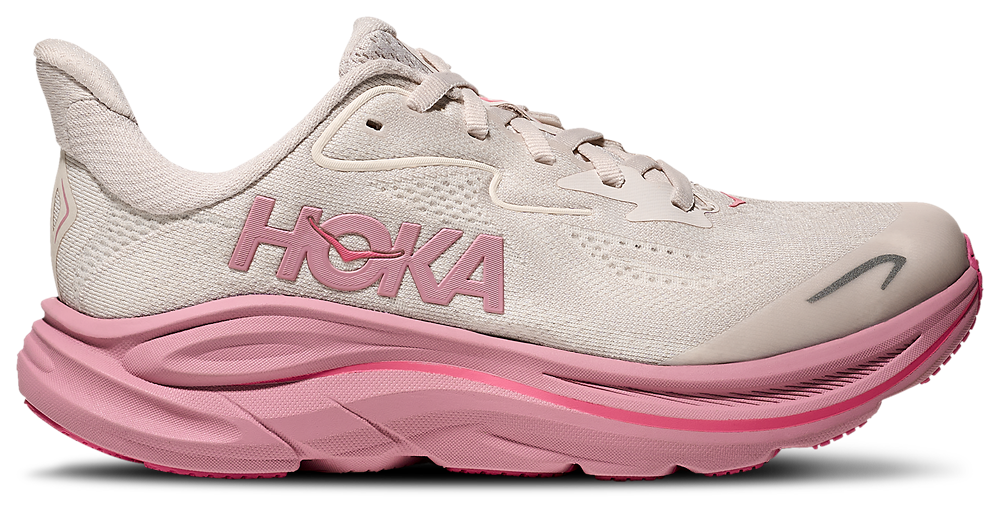 HOKA Clifton 10 - Girls' Grade School Rose Cream/Dried Rose product view