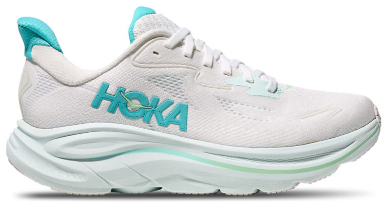 HOKA Clifton 10 - Women's White/Cielo Blue product view