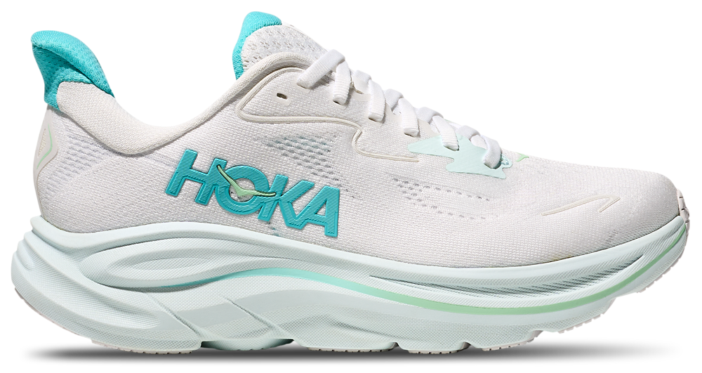 HOKA Clifton 10 - Women's White/Cielo Blue product view