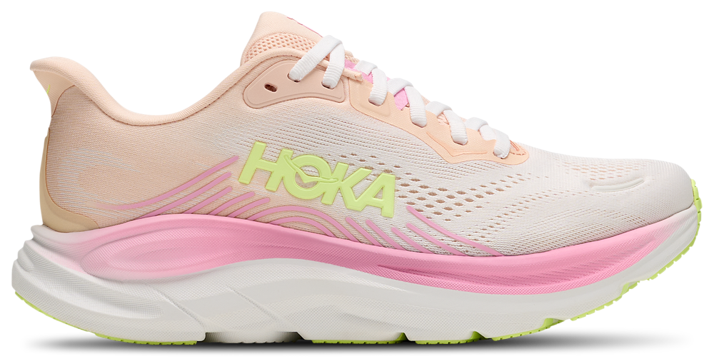 HOKA Clifton 11 - Women's White/Tangerine Glow product view