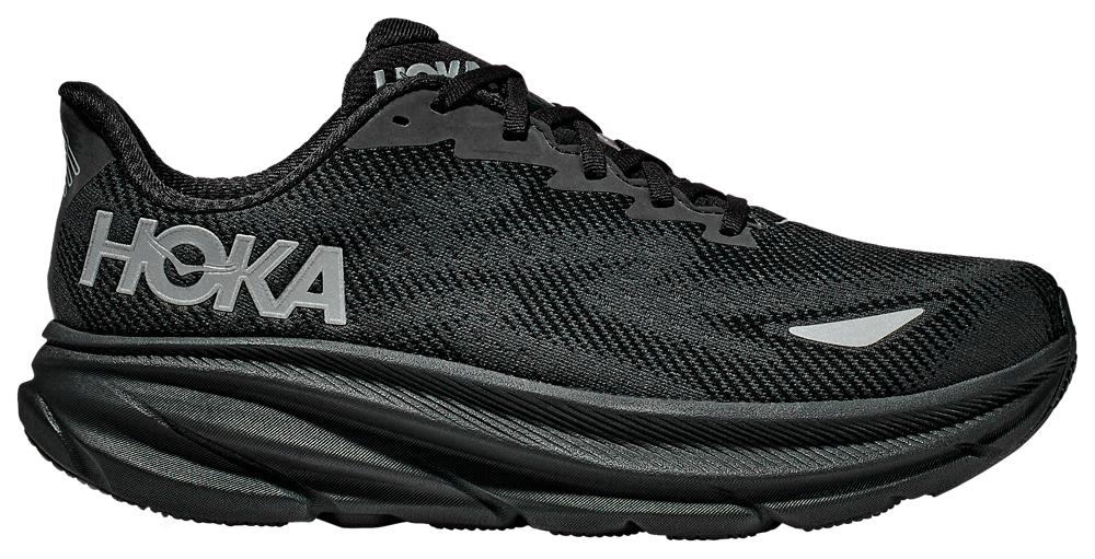 HOKA Clifton 9 GTX - Men's Black/Black/Black product view