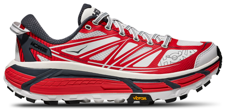 HOKA Mafate Speed 2 - Men's Cerise/White product view