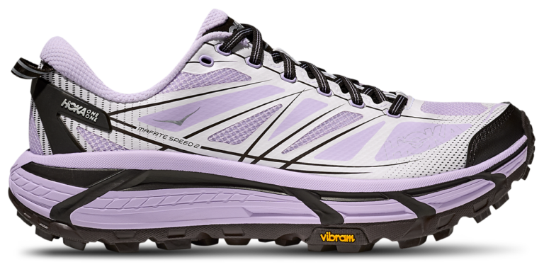HOKA Mafate Speed 2 - Women's White/Iris Flower product view