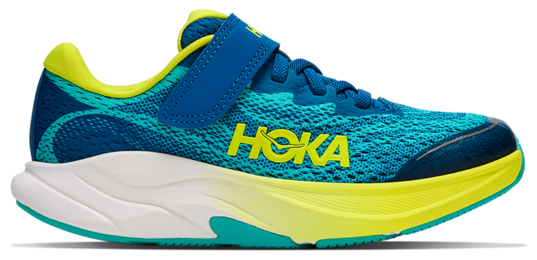 HOKA Rincon 4 - Boys' Preschool Blue/Yellow product view