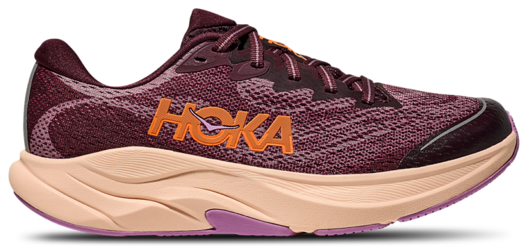 HOKA Rincon 4 - Girls' Grade School Classic Mauve/Black Cherry product view