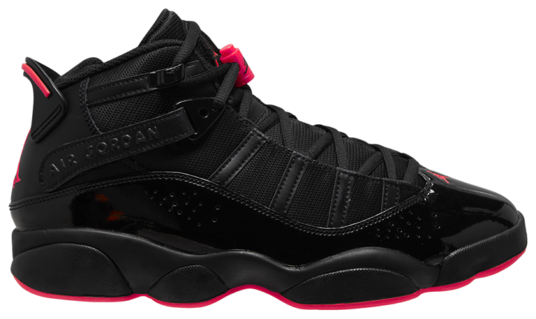 Jordan 6 Rings - Men's Black/Black/Red product view