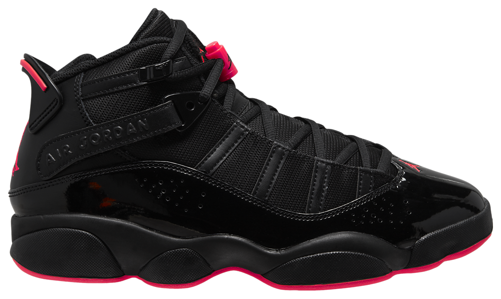Jordan 6 Rings - Men's Black/Black/Red product view