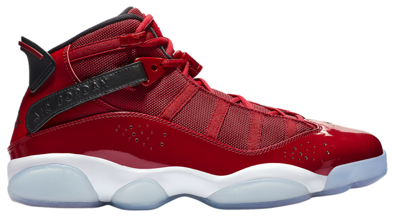 Jordan 6 Rings - Men's Black/White/Gym Red product view