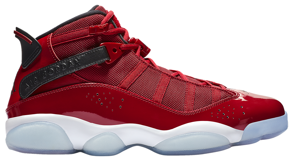 Jordan 6 Rings - Men's Black/White/Gym Red product view