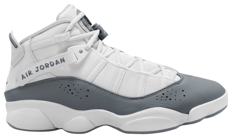 Jordan 6 Rings - Men's White/White/Cool Grey product view