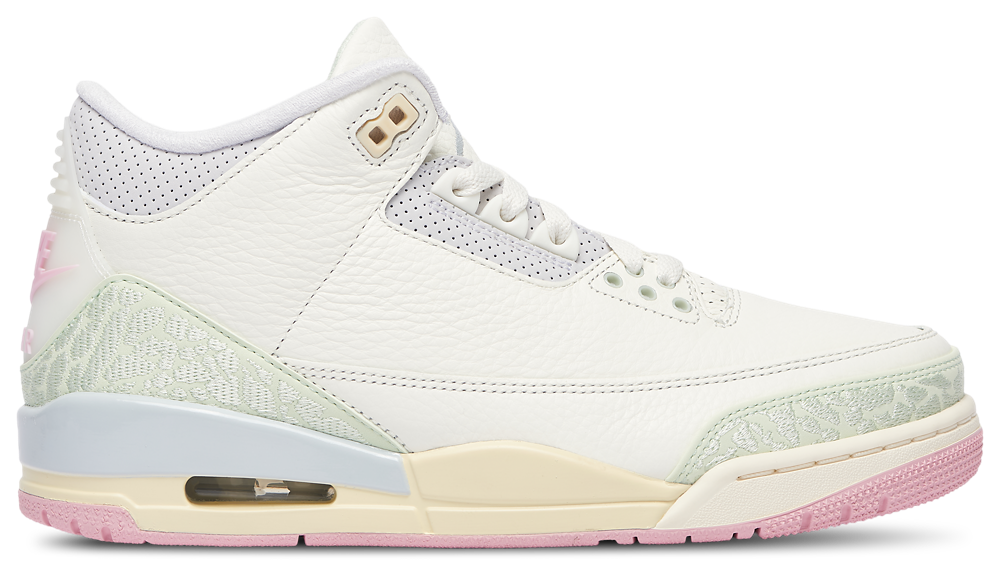 Jordan Air Jordan 3 Retro - Men's Sail/Jade Aura/Yellow product view
