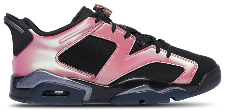 Jordan Air Jordan 6 Retro Low - Women's Desert Berry/Black/Metallic Silver product view