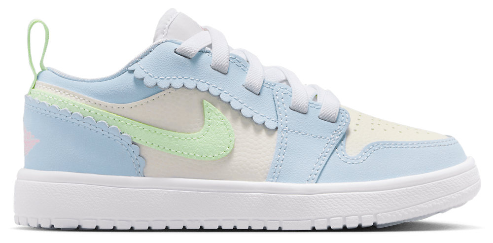 Jordan AJ 1 Low ALT SE Fem - Girls' Preschool Vapor Green/Half Blue/Sail product view