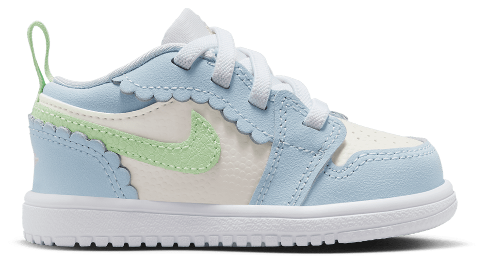 Jordan AJ 1 Low ALT SE Fem - Girls' Toddler Half Blue/Vapor Green/Sail product view