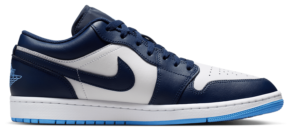 Jordan AJ 1 Low - Men's Midnight Navy/White/Univ Blue product view