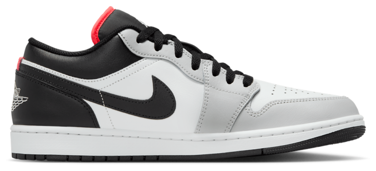 Jordan AJ 1 Low - Men's Red/White/Gray product view
