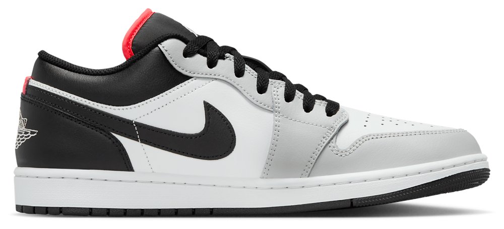 Jordan AJ 1 Low - Men's Red/White/Gray product view