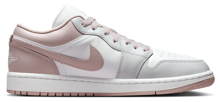Jordan AJ 1 Low - Women's Enigma Stone/Particle Rose/White product view