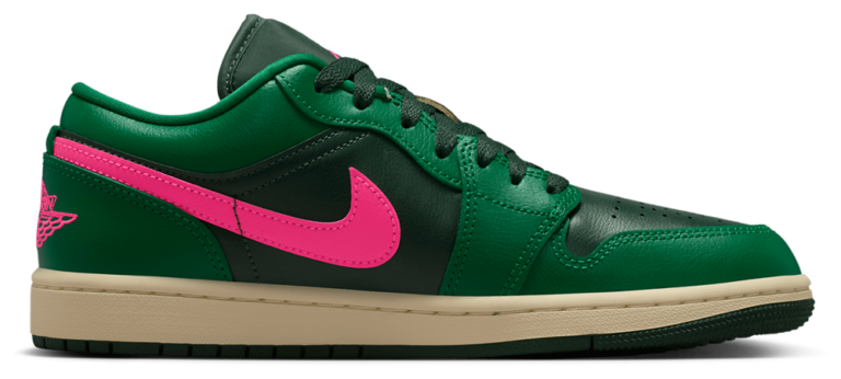 Jordan AJ 1 Low - Women's Malachite/Pink Blast/Fir product view