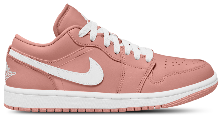 Jordan AJ 1 Low - Women's Rust Pink/Rust Pink/White product view