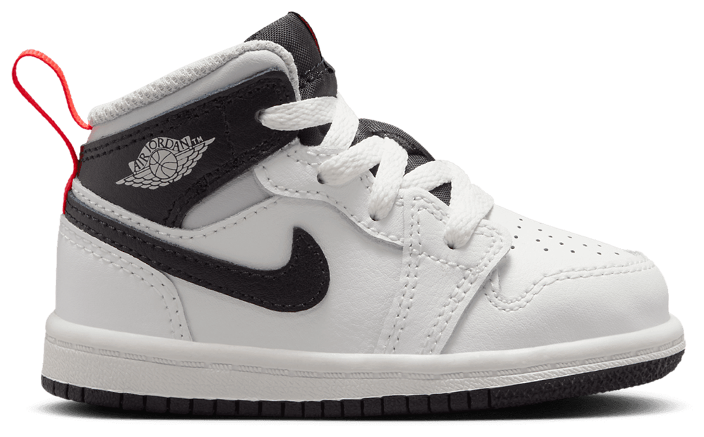 Jordan AJ 1 Mid - Boys' Toddler Summit White/Black/Infrared product view