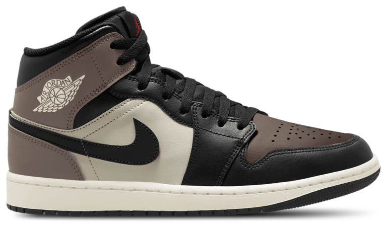 Jordan AJ 1 Mid - Men's Black/Palomino/Phantom product view