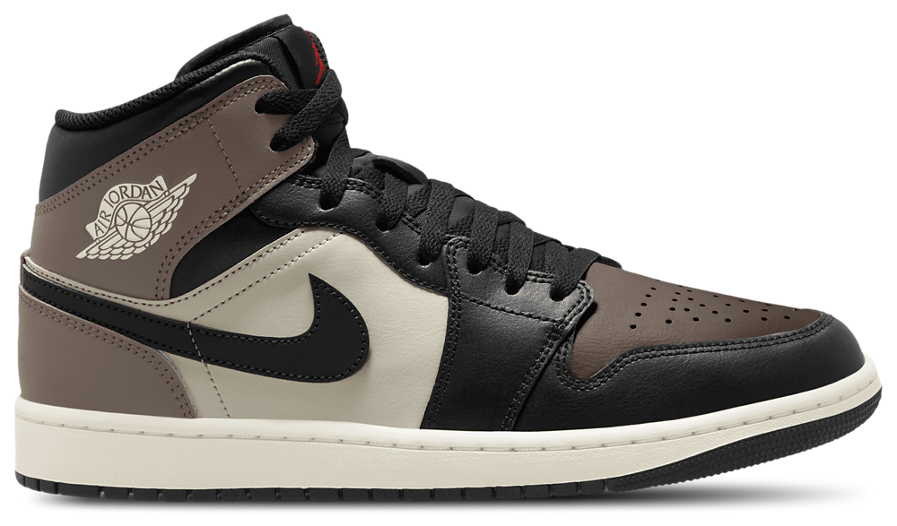 Jordan AJ 1 Mid - Men's Black/Palomino/Phantom product view