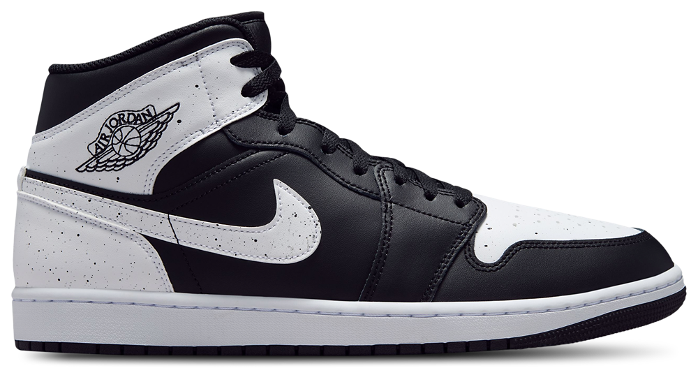 Jordan AJ 1 Mid SE - Men's Black/White/Black product view