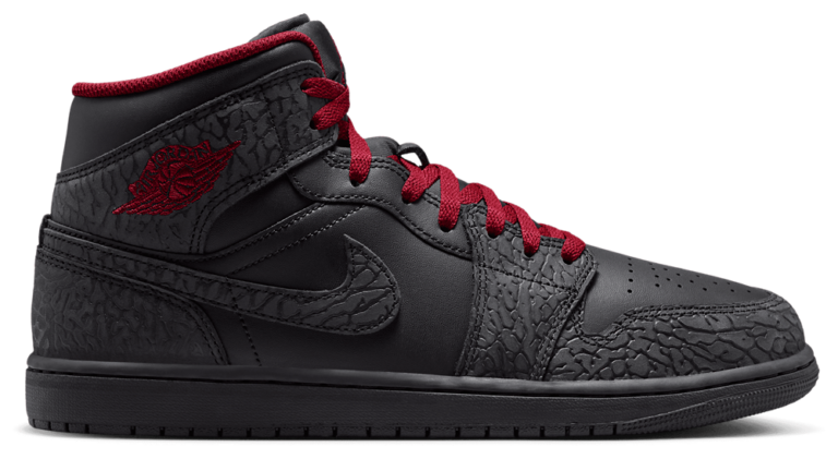 Jordan AJ 1 Mid SE - Men's Tough Red/Black/Black product view