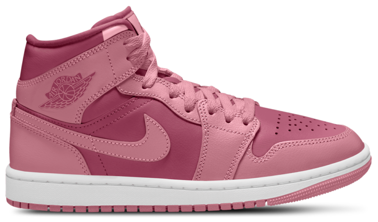 Jordan AJ 1 Mid - Women's Red/White product view