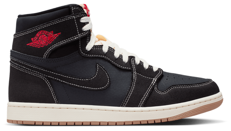 Jordan AJ 1 Retro High OG FC - Men's Black/University Red/Sail product view