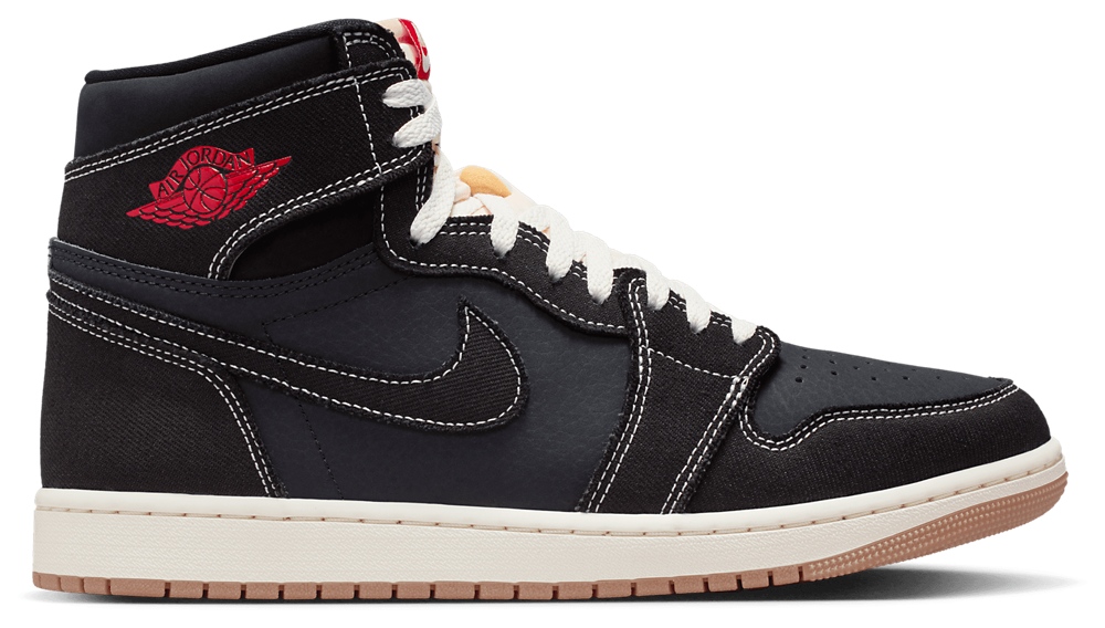 Jordan AJ 1 Retro High OG FC - Men's Black/University Red/Sail product view