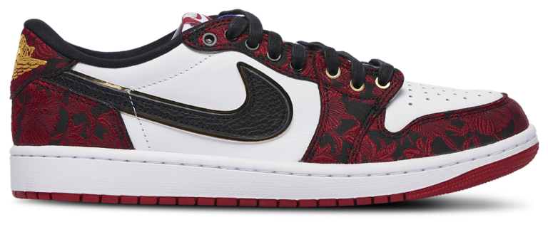 Jordan AJ 1 Retro Low OG - Men's Varsity Red/Black/White product view