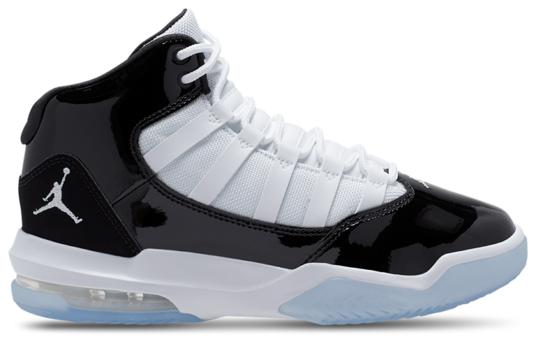 Jordan Max Aura - Boys' Grade School Black/White product view