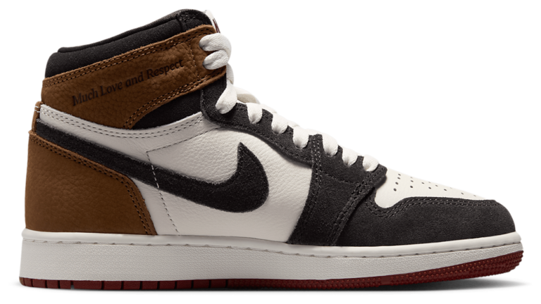 Jordan Retro 1 High OG - Boys' Grade School Shadow Brown/Black product view