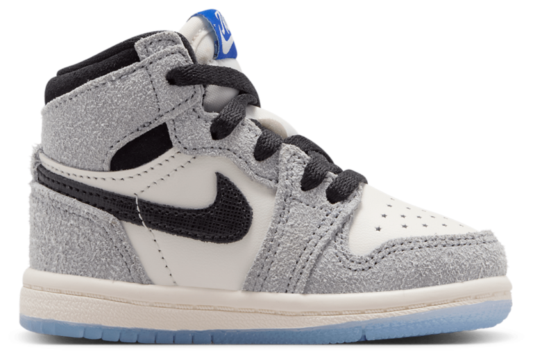Jordan Retro 1 High OG - Boys' Toddler Game Royal/Cool Grey/Black product view