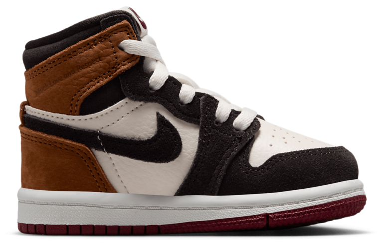 Jordan Retro 1 High OG - Boys' Toddler Shadow Brown/Soft Pearl/Light British Tan product view