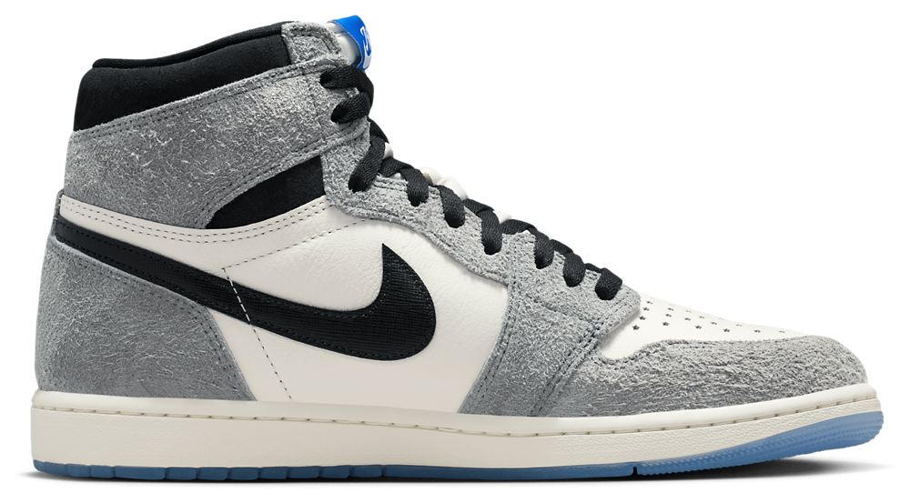 Jordan Retro 1 High OG - Men's Cool Grey/Black/Game Royal product view