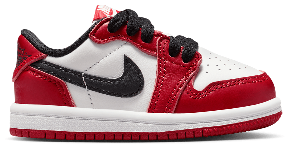 Jordan Retro 1 Low - Boys' Preschool Summit White/Black/Varsity Red product view