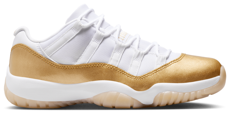 Jordan Retro 11 Low - Women's White/Gold product view