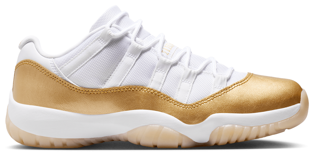 Jordan Retro 11 Low - Women's White/Gold product view