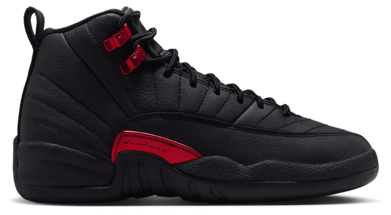 Jordan Retro 12 - Boys' Grade School Black/Red product view