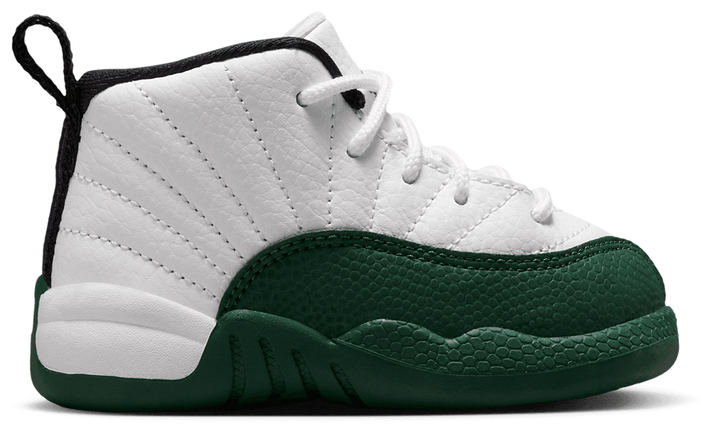 Jordan Retro 12 - Boys' Toddler White/Green/Purple product view
