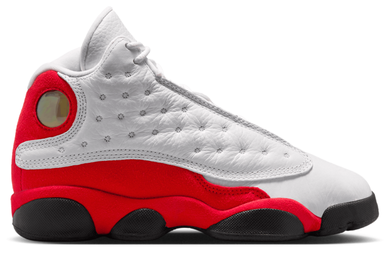 Jordan Retro 13 - Boys' Grade School White/Black/True Red product view