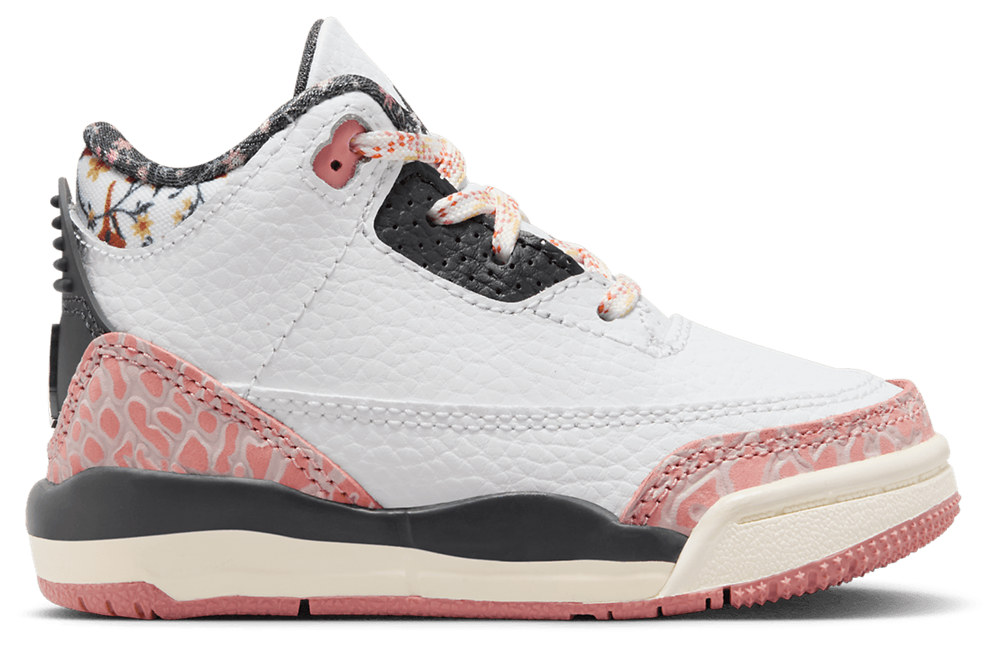 Jordan Retro 3 - Boys' Toddler Red Stardust/White/Anthracite product view